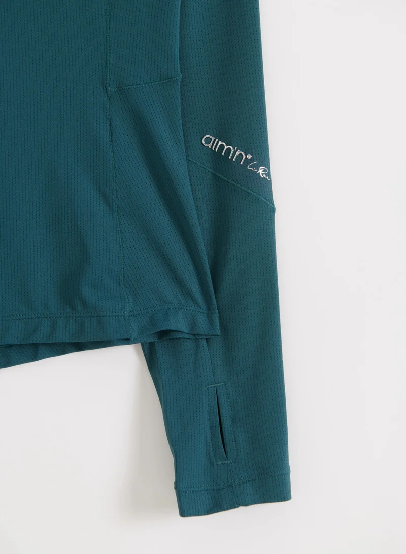 Lagoon Running Zip Long Sleeve