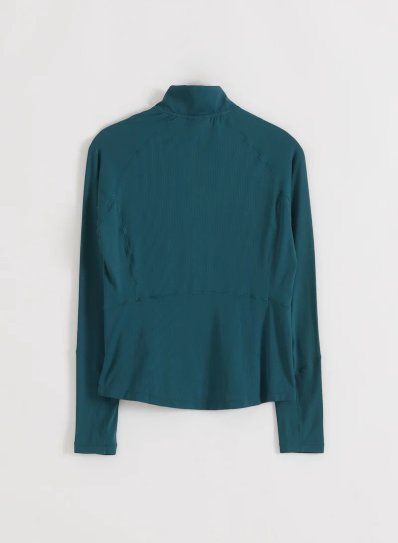 Lagoon Running Zip Long Sleeve