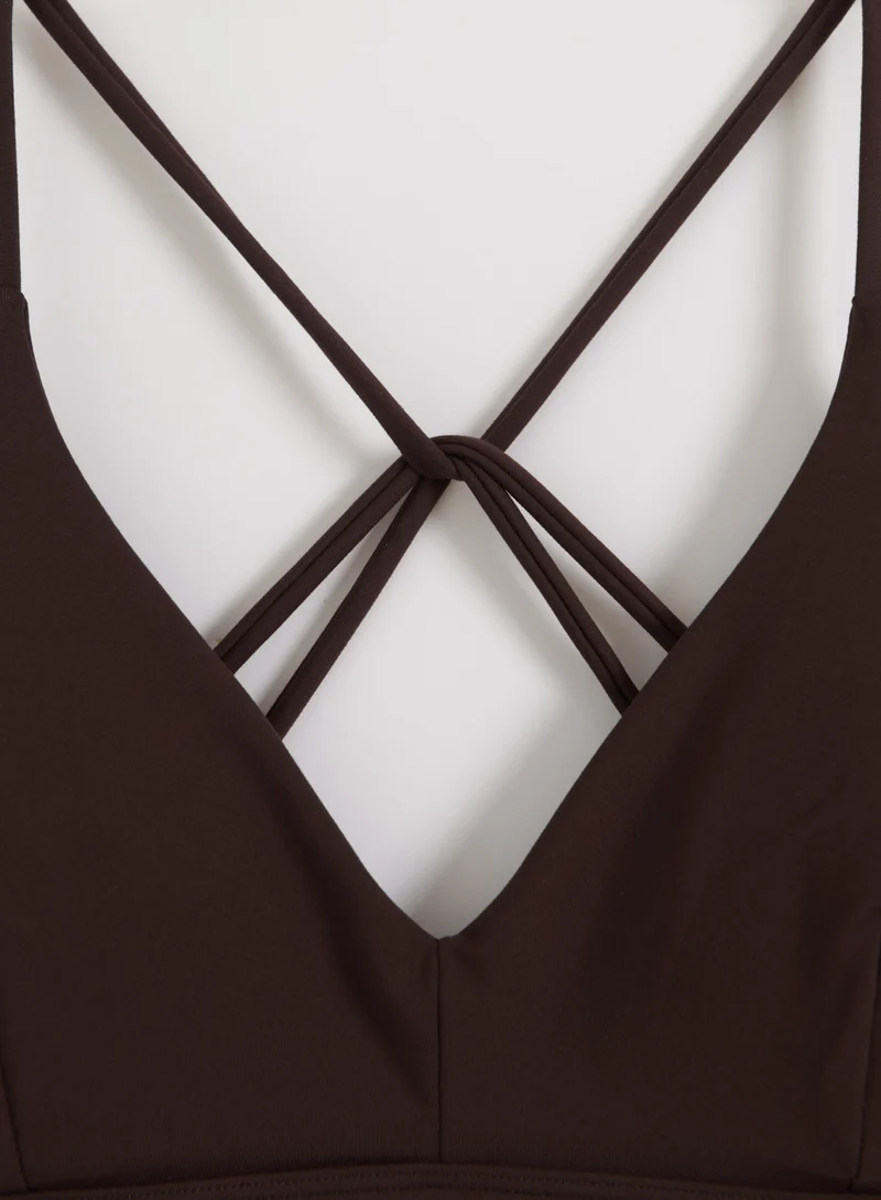 Chocolate Sense Strap Bra