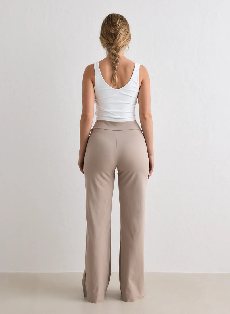 Dark Clay Sense Tall Pants