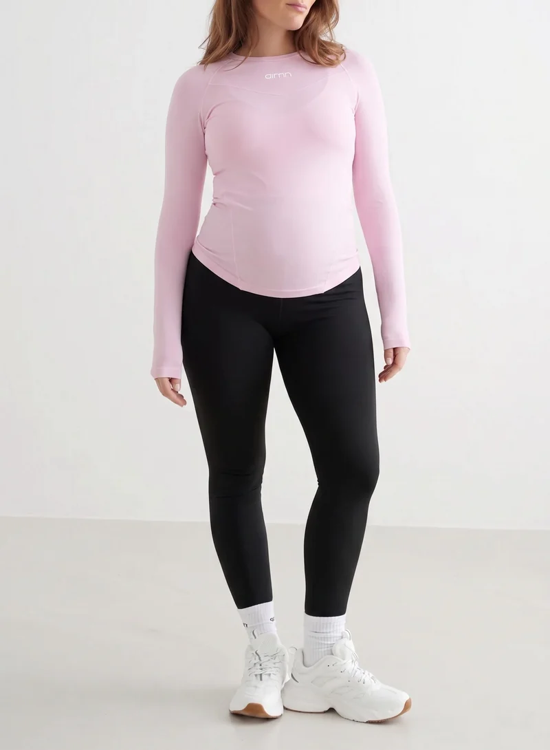 Cotton Candy Soft Basic Maternity Long Sleeve