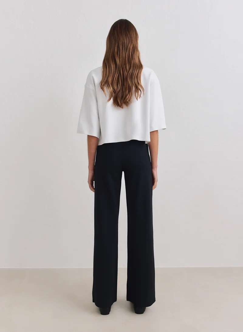 Black Luxe Petite Pants