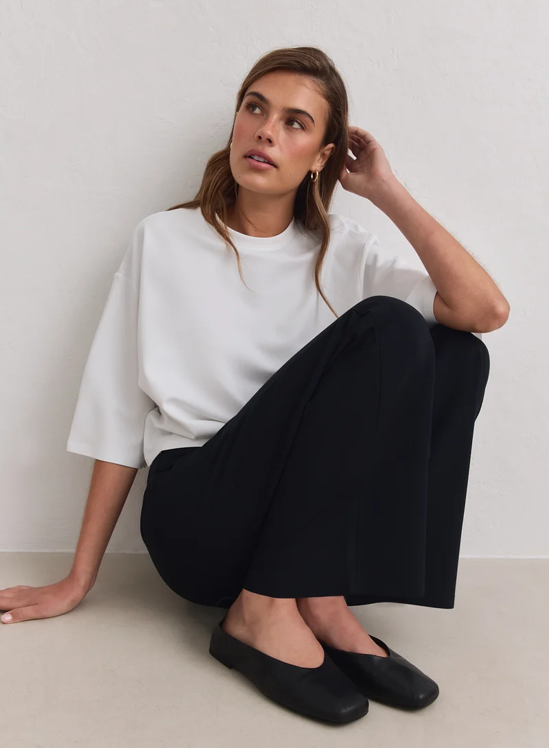 Black Luxe Petite Pants