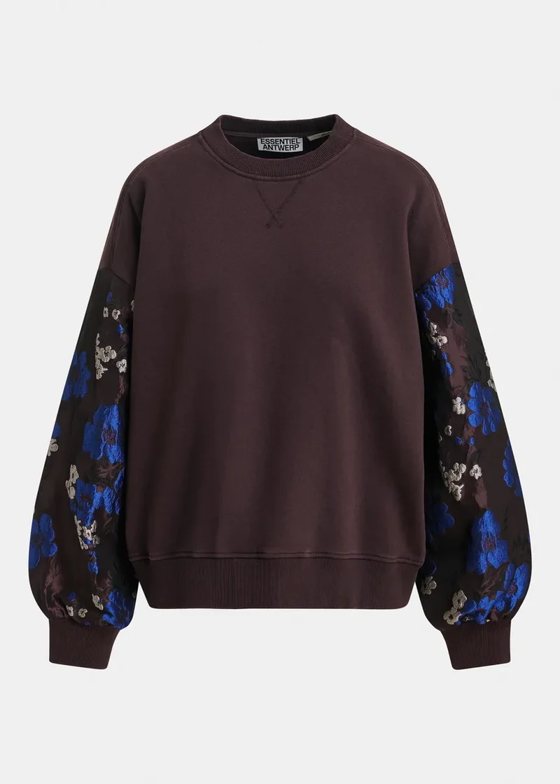 Kueer Jacquard Sleeve Sweatershirt