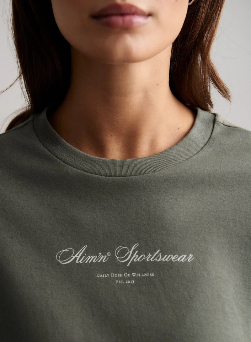 Ivy Script Boxy T-shirt