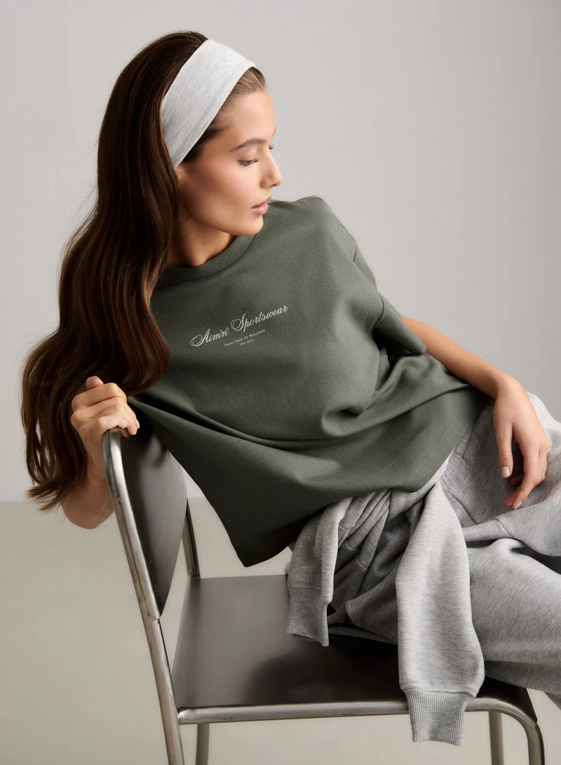 Ivy Script Boxy T-shirt