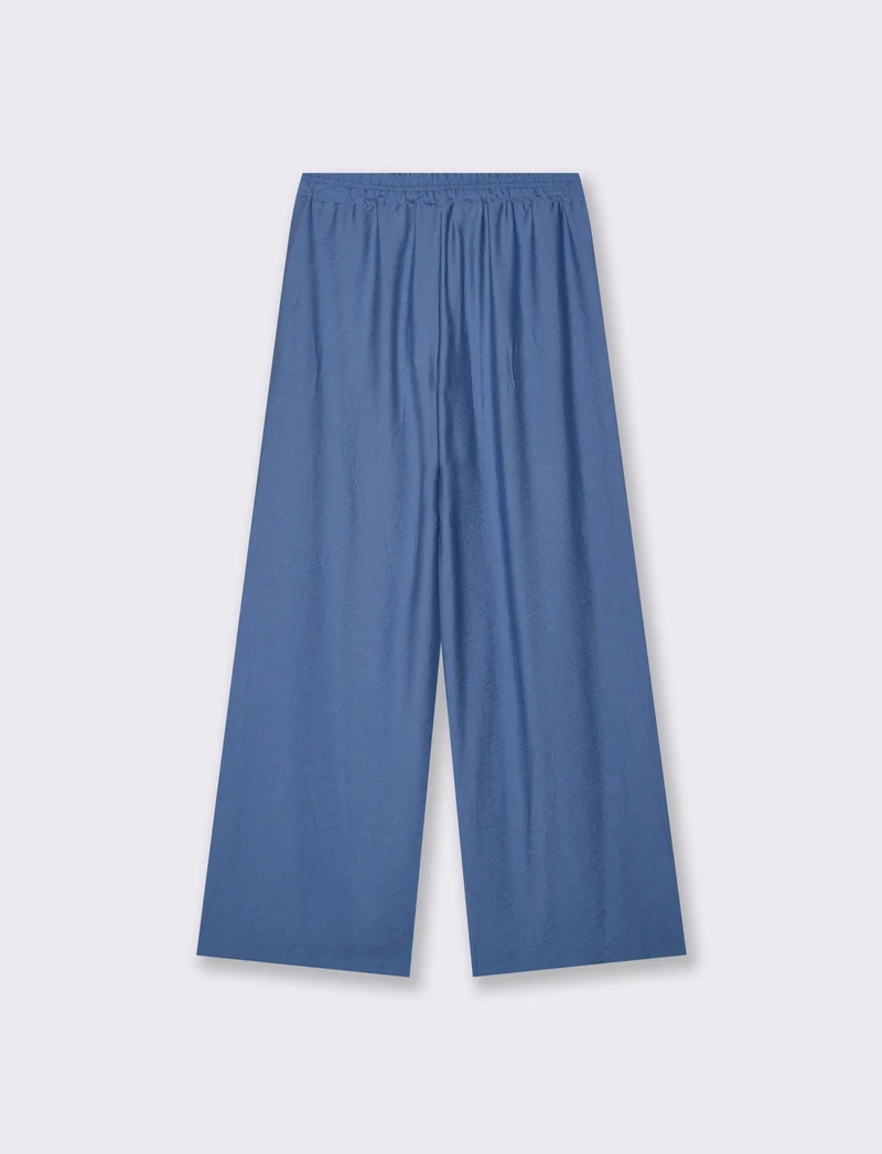 Pantaloni morbidi con elastico per lei - Denim