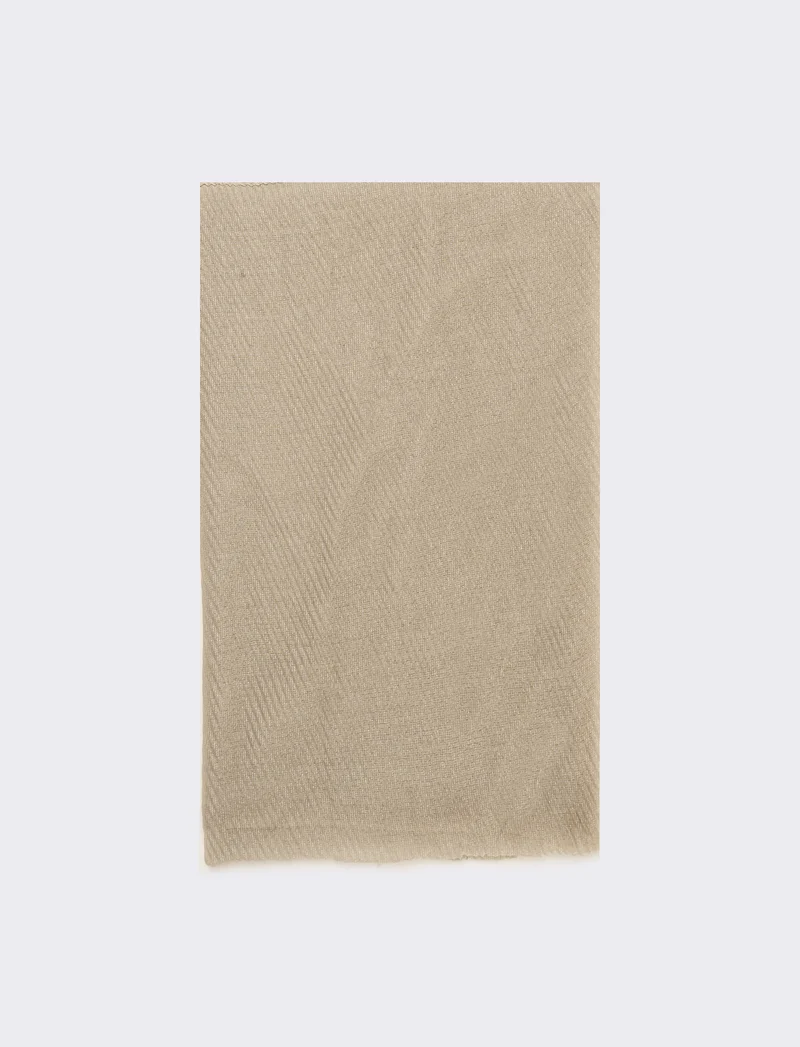 Foulard goffrato lurex - Grigio