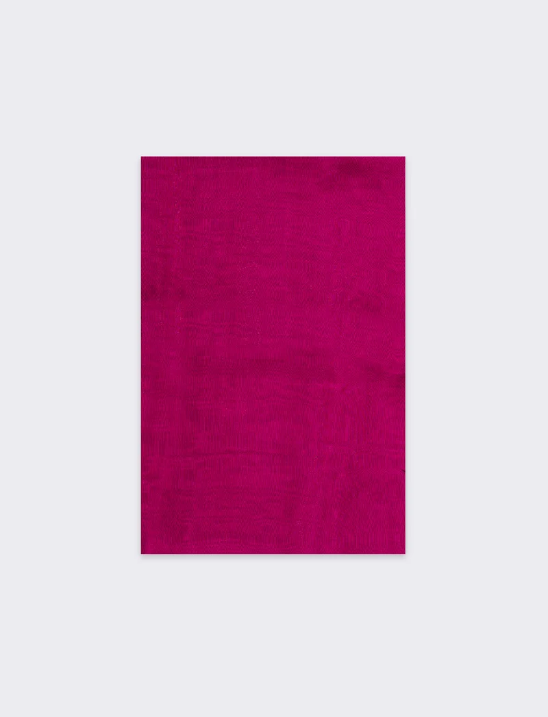 Foulard lucido unito donna - Viola prugna