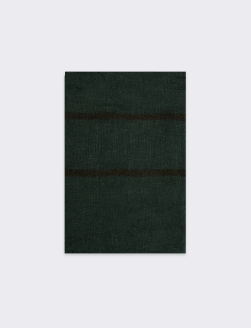 Foulard righe uomo - Verde