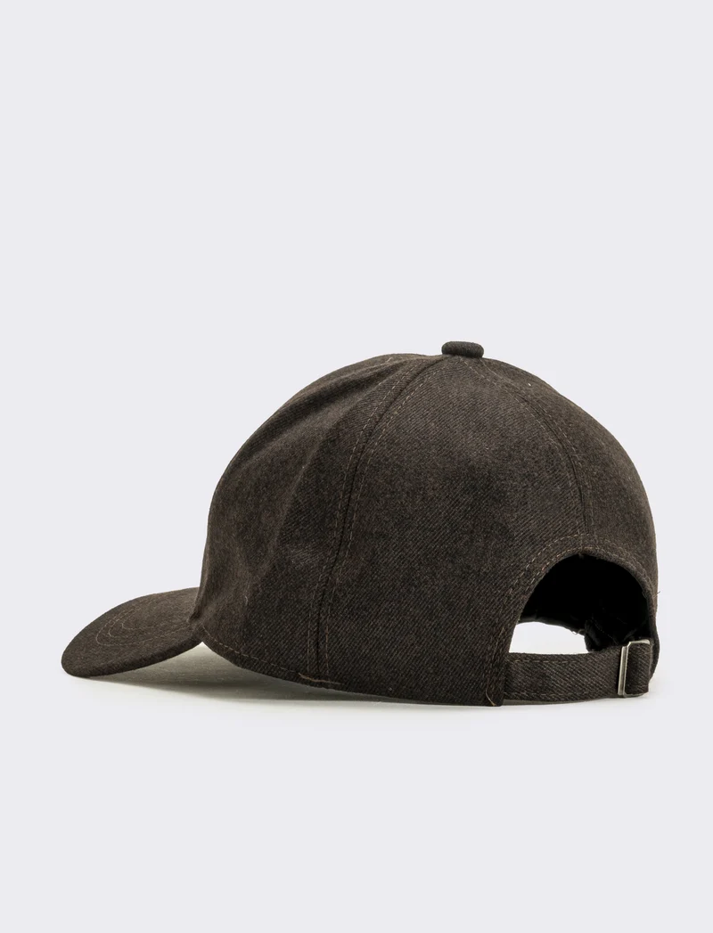 Cappello baseball unito uomo - Marrone