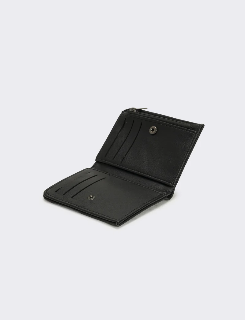 Portafogli uomo gommato - Nero