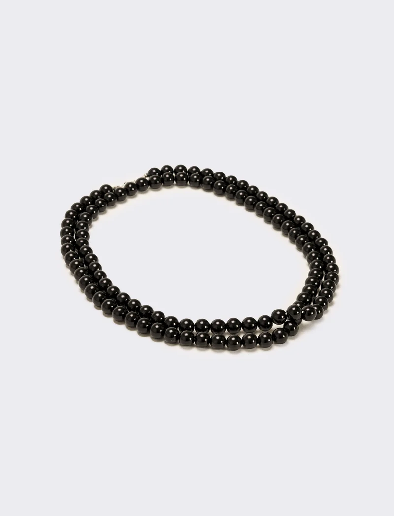 Collana charleston 12mm - Nero