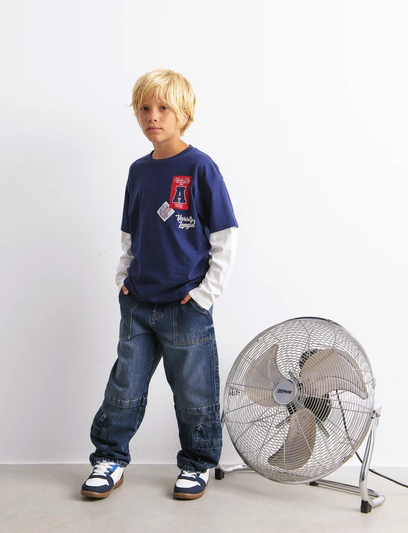 JEANS MULTICARGO - Denim