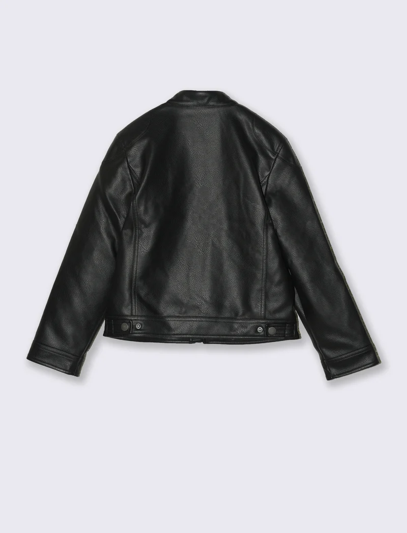GIUBBOTTO BIKER - Nero