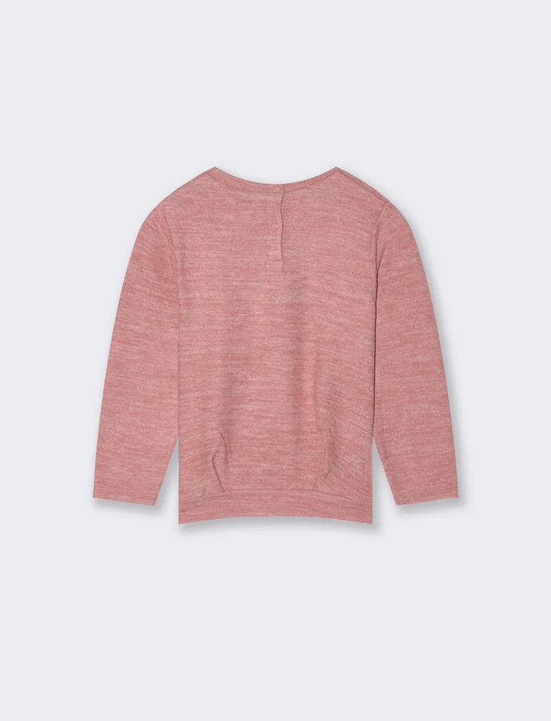 Maglia con paillettes - Rosa