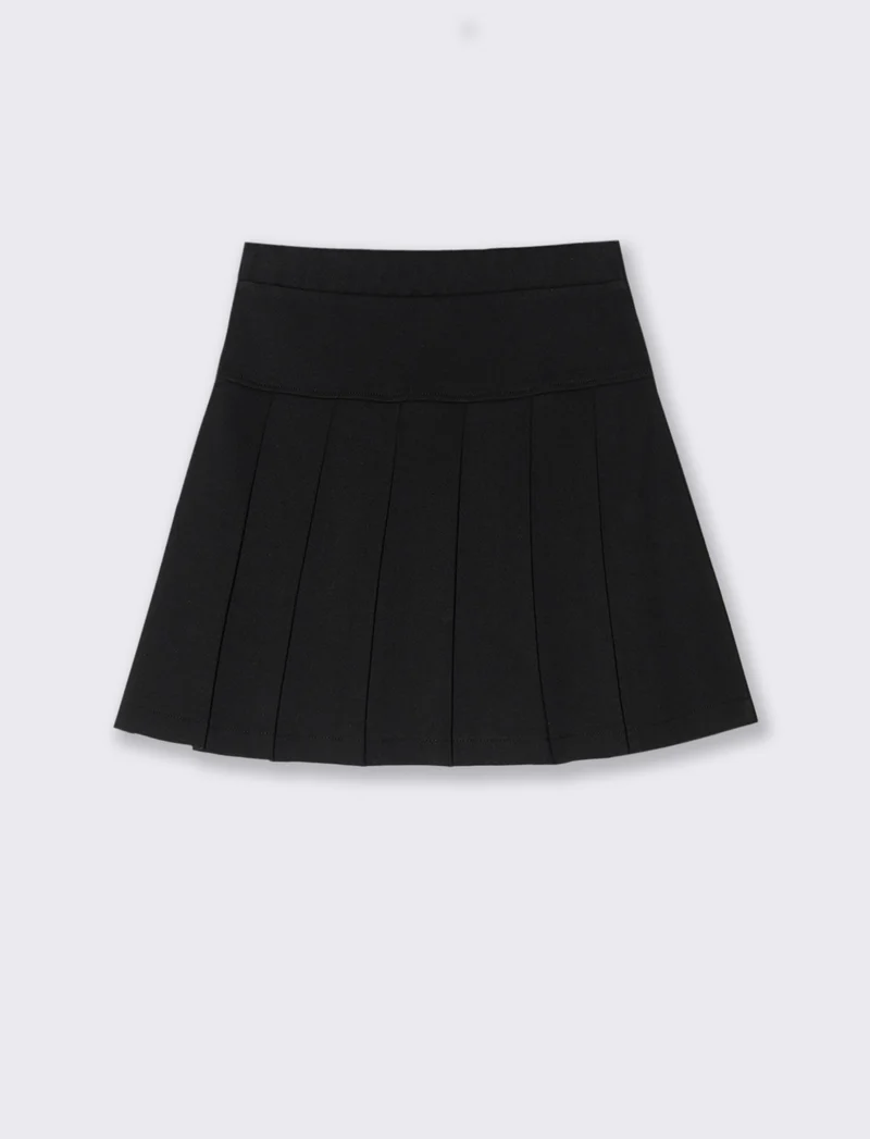 Gonna a pieghe - Nero