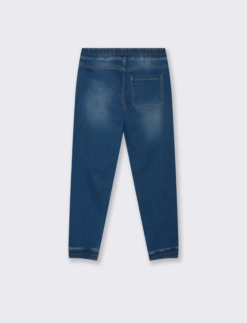 Jogging in denim. - Denim chiaro