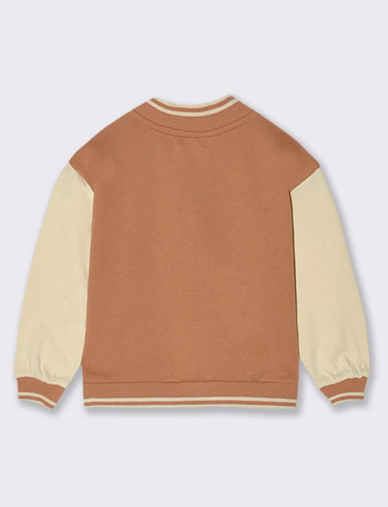 Giacca stile college - Beige biscotto