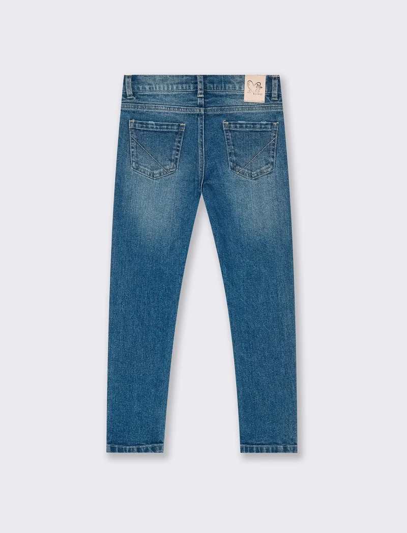 Jeans skinny da bambina. - Denim