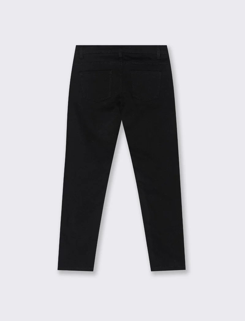 PANTALONI CINQUE TASCHE - Nero