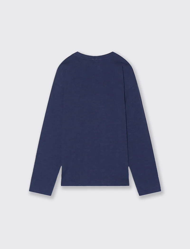 T-shirt maniche lunghe - Blu