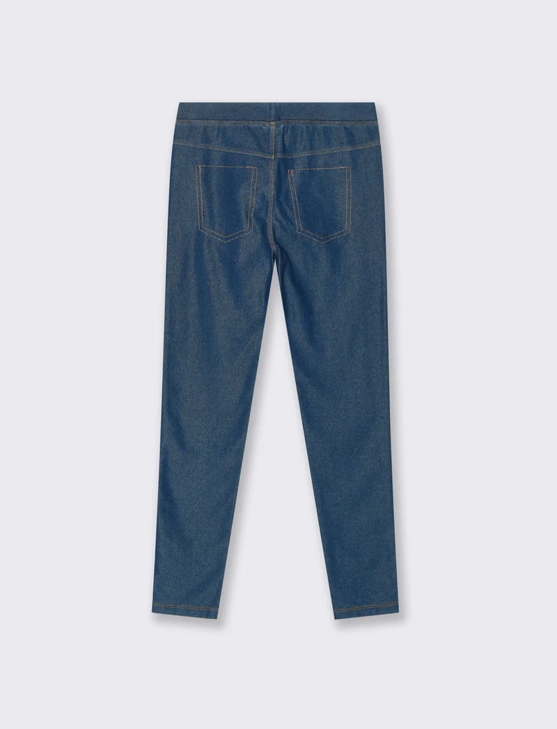Leggings effetto denim - Denim