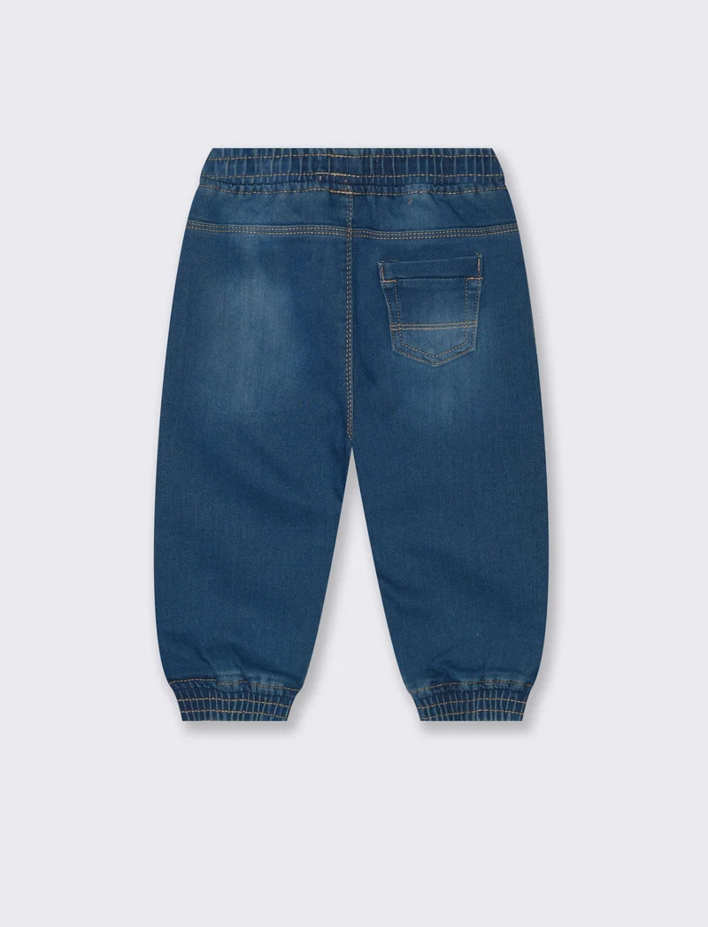 Pantaloni effetto denim - Denim