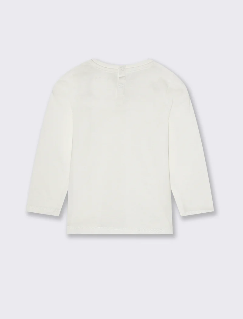 T shirt tinta unita - Bianco latte