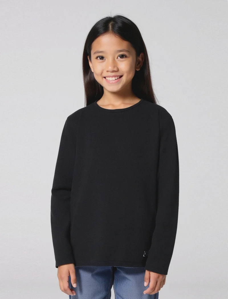 T-shirt maniche lunghe - Nero