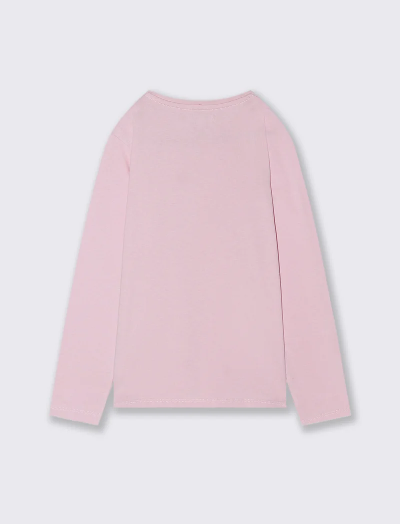 T-shirt maniche lunghe - Rosa