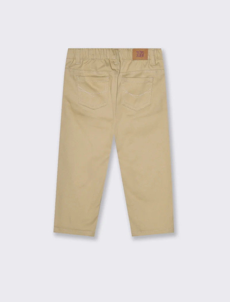 Pantaloni in twill - Beige