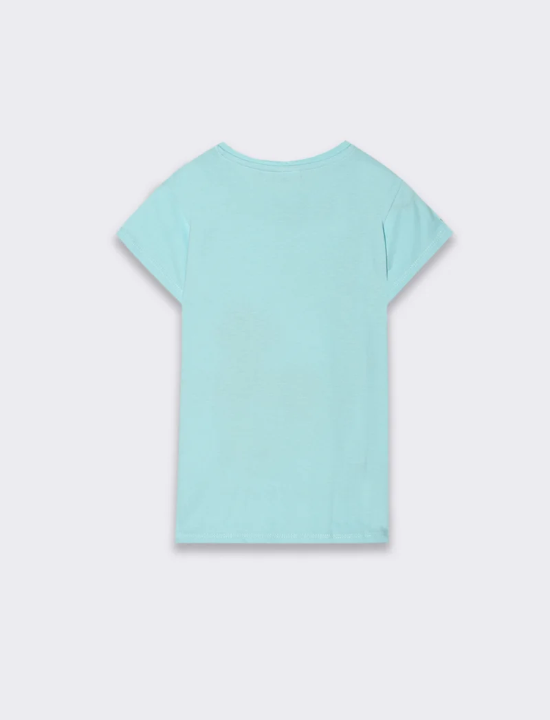 T-shirt Disney Ariel da bambina - Verde acqua