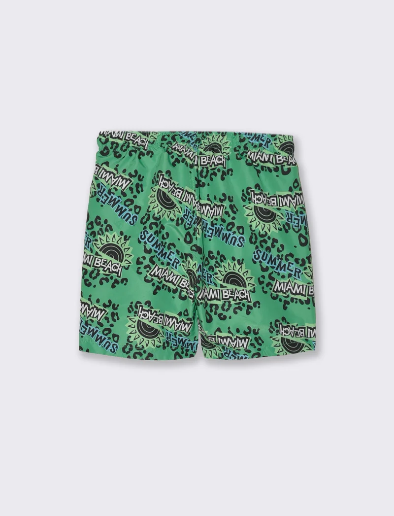 Costume stampato da bambino - Verde