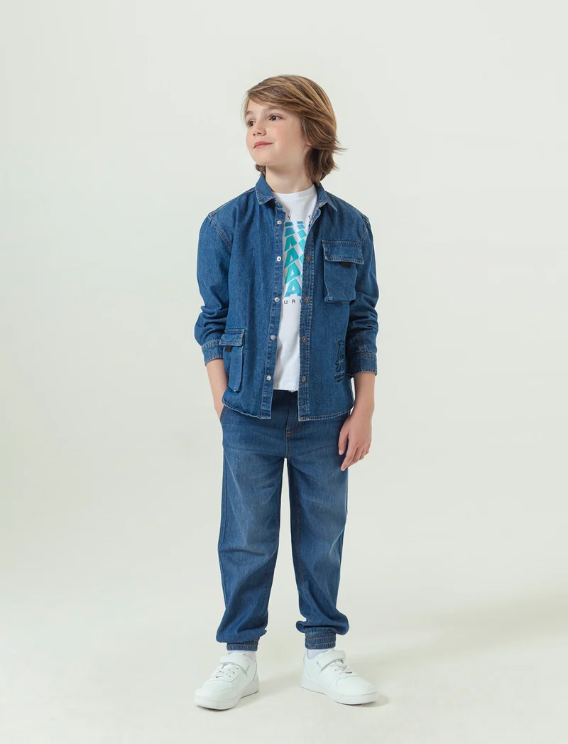 Canotta da bambino con stampa - Bianco sporco