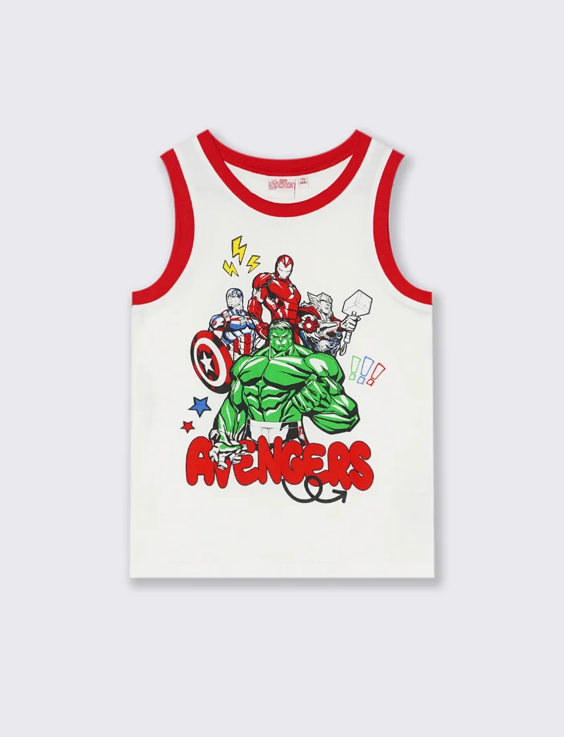 Canotte con personaggi Marvel da bambino - Rosso