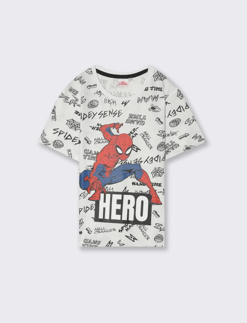 T-shirt con stampa Marvel Spider-man da bambino - Fantasia