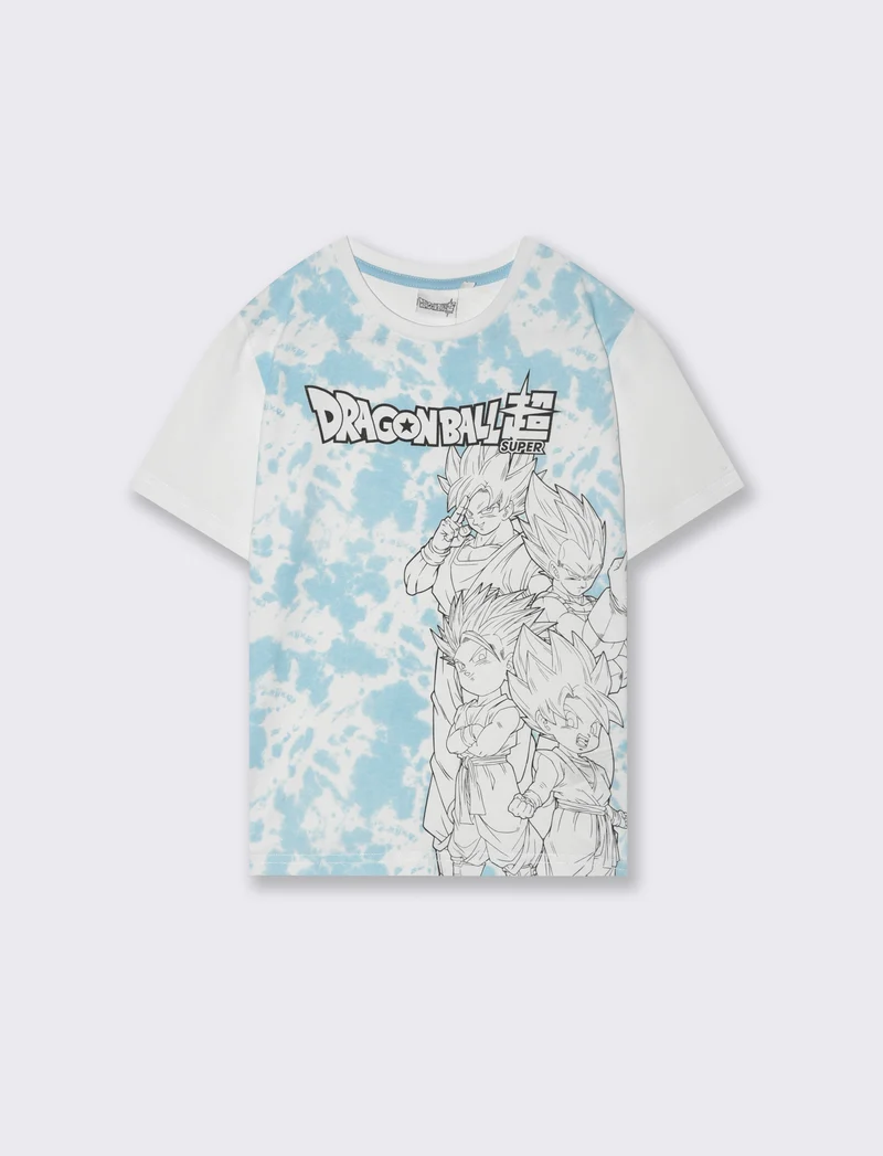 Maglietta con stampe personaggi da bambino - Bianco