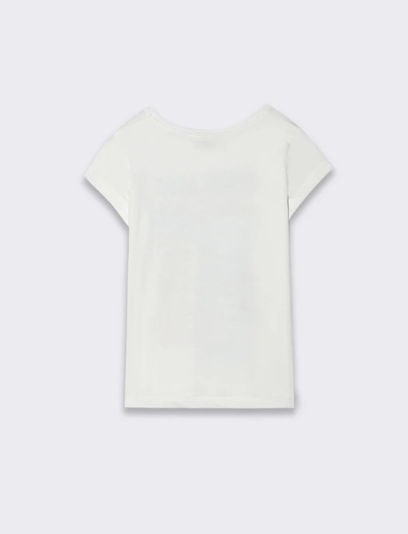 T-shirt Biancaneve da bambina - Bianco