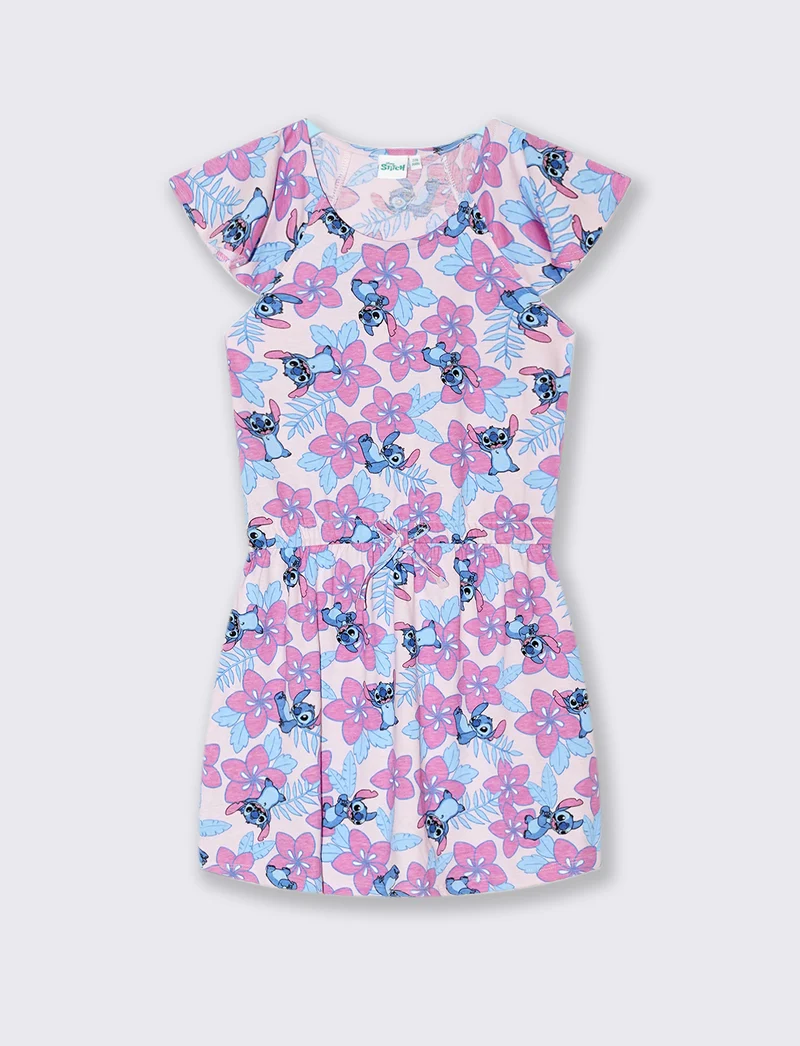 Abito stampato Stitch da bambina - Fantasia