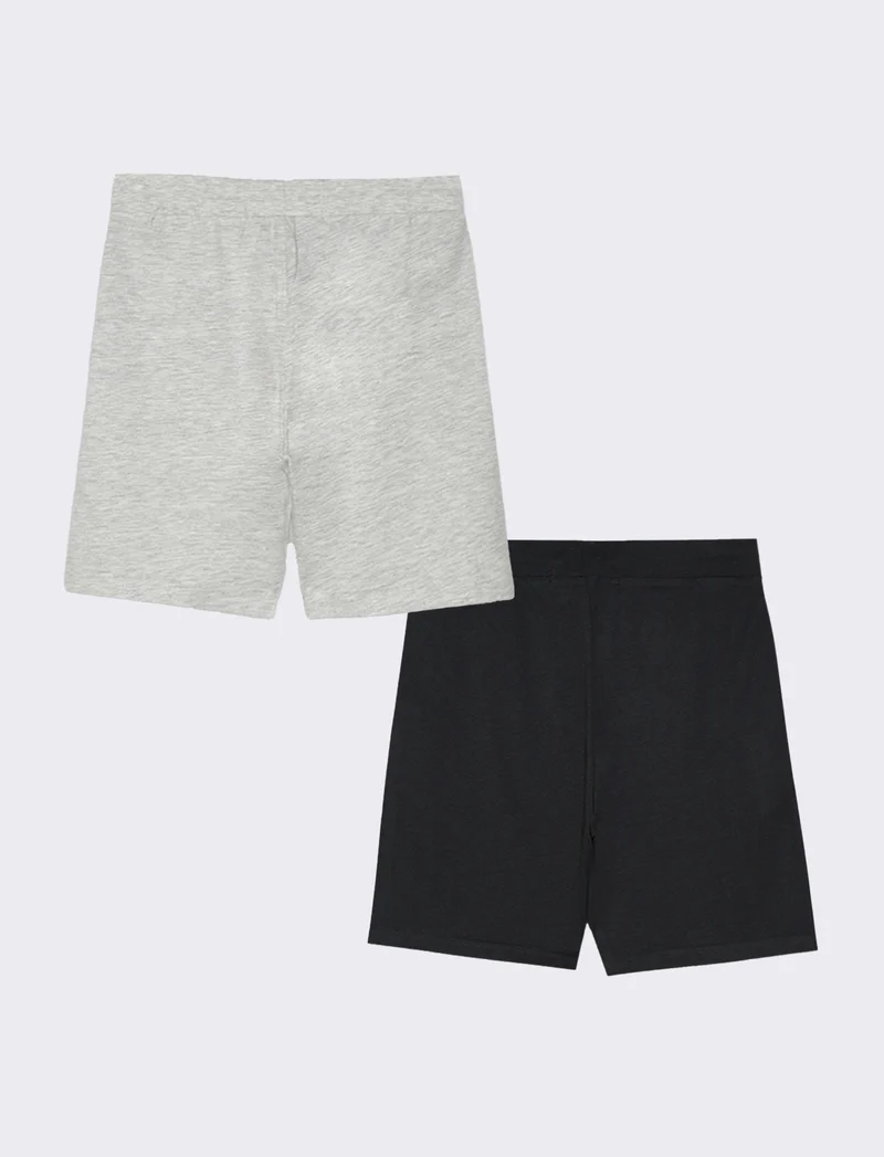 Bermuda 2 pack da bambino - Grigio mel.