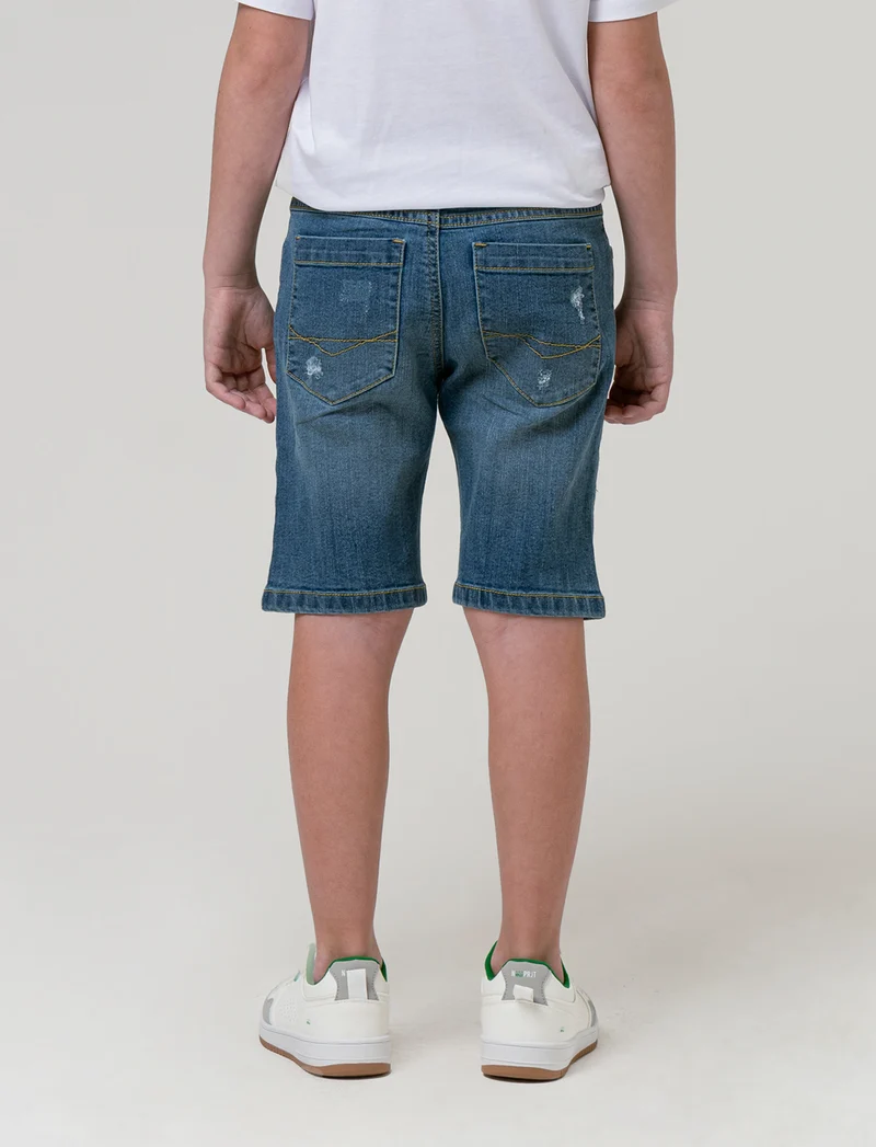 Bermuda in denim da bambino - Denim