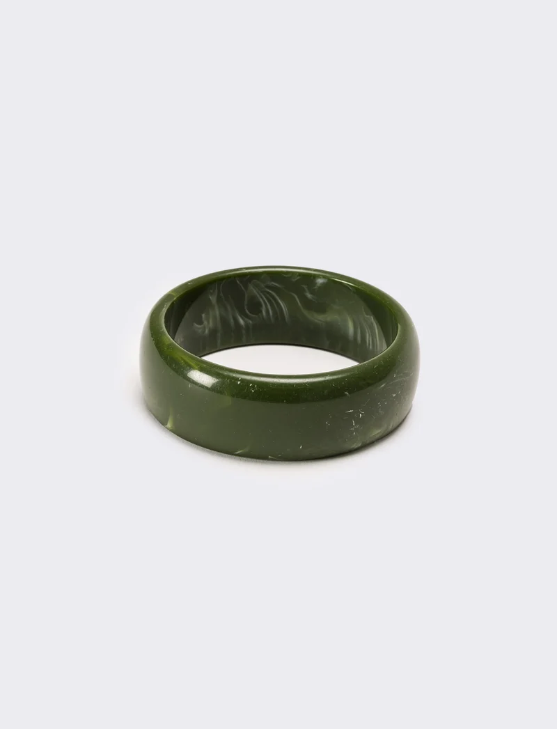 Bracciale donna murble rigido - Verde