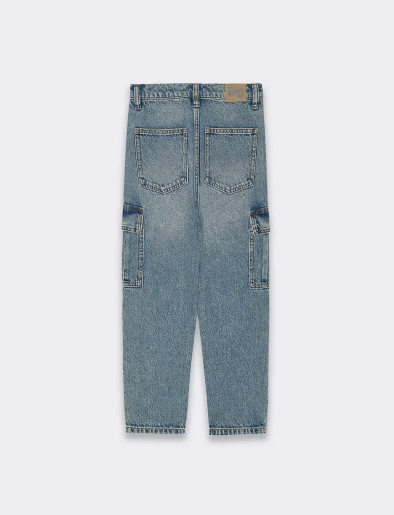 Denim cargo da bambino - Denim