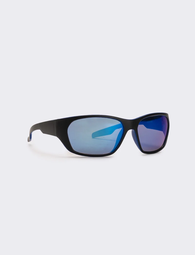 Occhiali bambino sport con lenti specchio - Blu