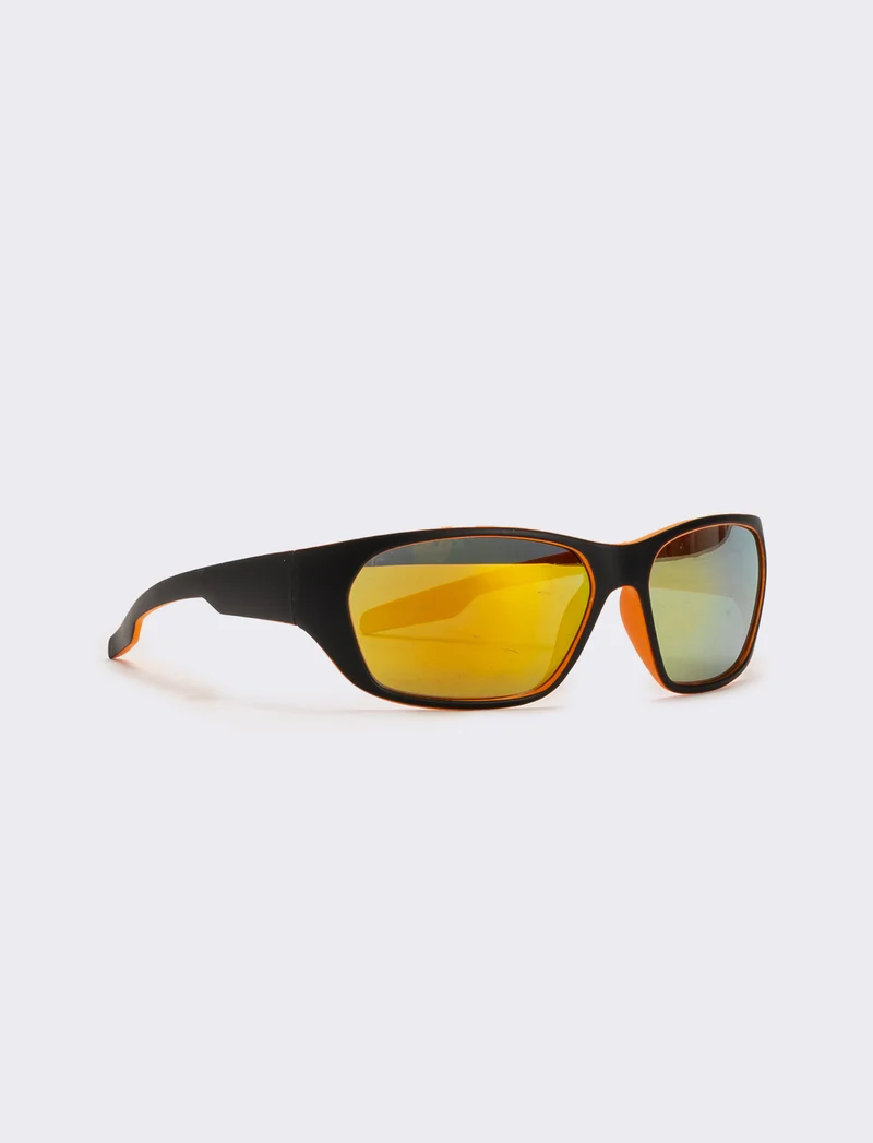 Occhiali bambino sport con lenti specchio - Arancio