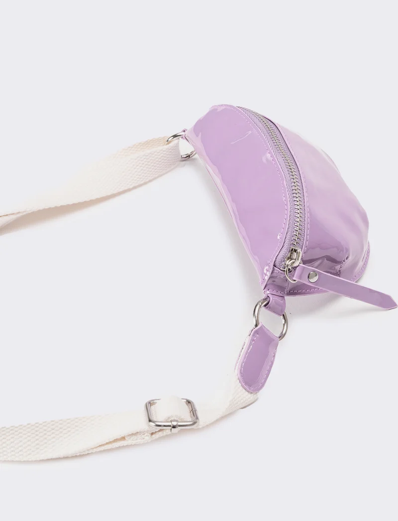 Marsupio bambina in vernice - Lilla