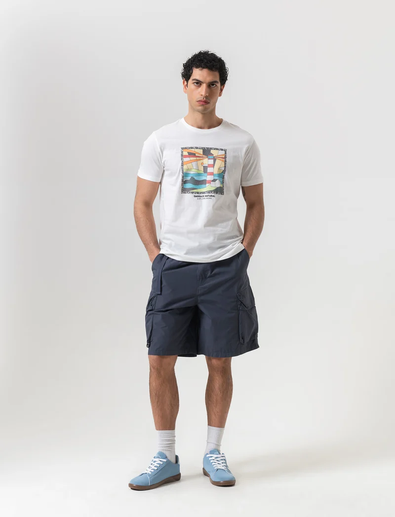 Bermuda cargo con cinturino relaxed fit da uomo - Avion