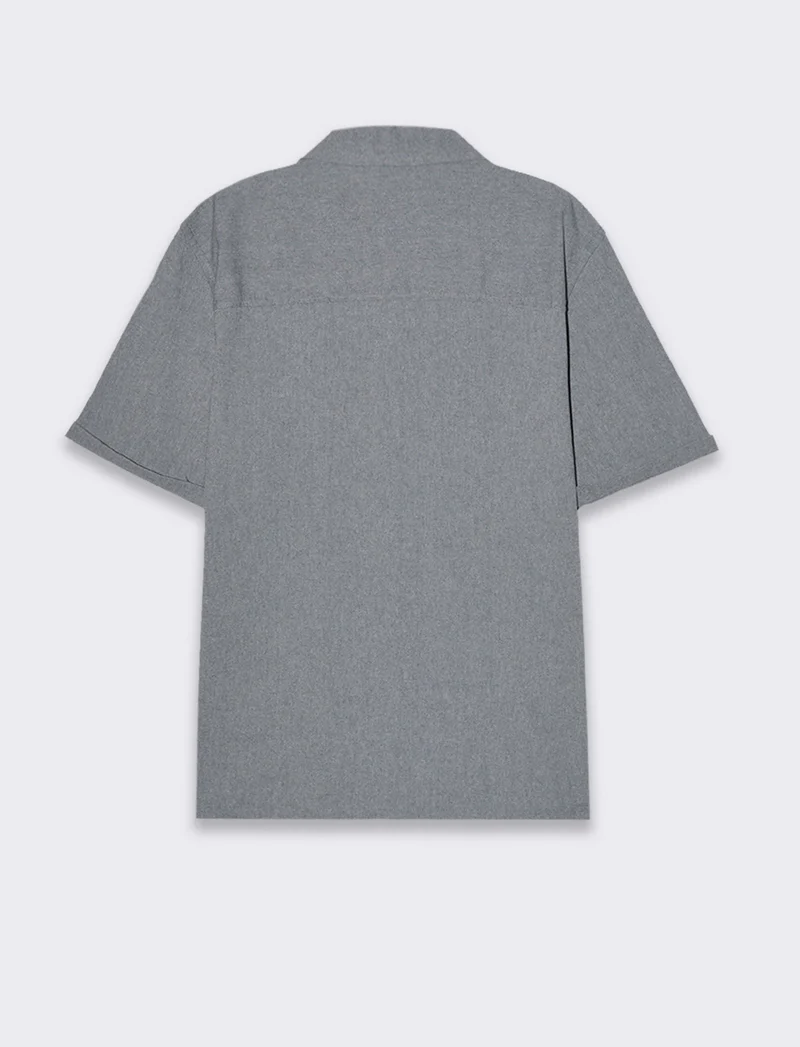 Camicia manica corta goffrata da uomo - Avion