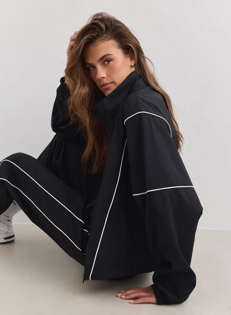 Black Balance Windstopper Tracksuit Jacket
